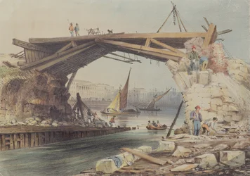 Sloop van de oude London Bridge